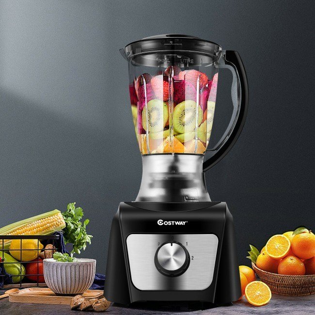 8 Cup Food Processor 500W Variable Speed Blender Chopper with 3 Blades 8 Cup Food Processor 500W Variable Speed Blender Chopper with 3 Blades