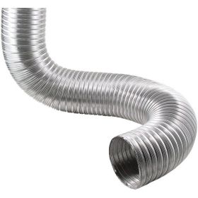 Deflecto AO48/20-A Semi-Rigid Flexible Aluminum Duct (4" dia x 8ft)