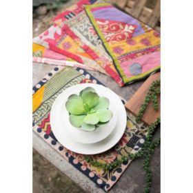 Set Of Six Kantha Placemats
