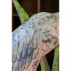 Hand-Hammered Recycled Metal Heron