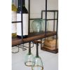 Metal And Wood Cubed Wall Wine Bar