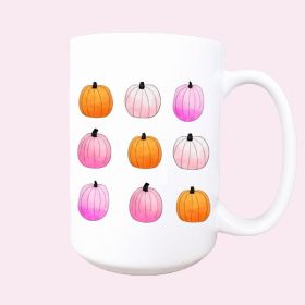 Pumpkins ceramic coffee mug