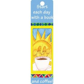 Start Each Day with a Book and Coffee - Tassel Bookmark