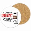My Blood Type Is Coffee Mug and Coaster Set