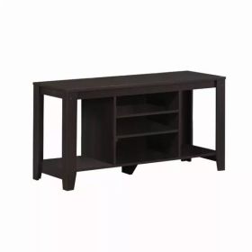 17.25" x 47.75" x 24.25" Cappuccino Particle Board TV Stand