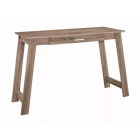 18" x 42" x 29.25" Dark Taupe Particle Board Storage Drawer  Computer Desk