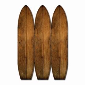 47" x 1" x 71" Brown Wood Coastal Surfboard  Screen