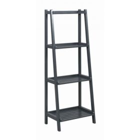 60" Bookcase with 4 Shelves in Graphite