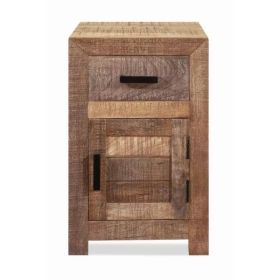 Solid Wood Butcher Block Accent Cabinet or Nightstand