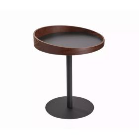 18" X 18" X 20-21.5" Black  End Table