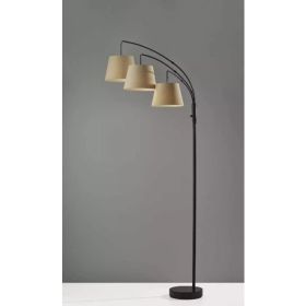 11" X 46" X 82" Antique Bronze  Arc Lamp