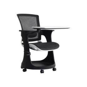 25" x 25.4" x 36.8" Black Elastic Mesh Seat and Back Chair
