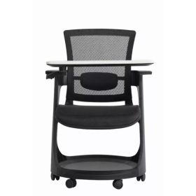 25" x 25.4" x 36.8" Black Mesh Seat and Back Chair