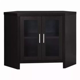 15.5" x 42" x 30" Cappuccino Particle Board TV Stand