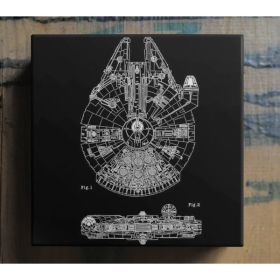 Set of 2 Star Wars Inspired Ceramic Coasters | By Trebrh Designs