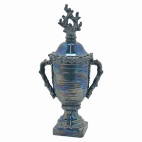 Plutus Brands Ceramic Decorative Jar in Colored Porcelain