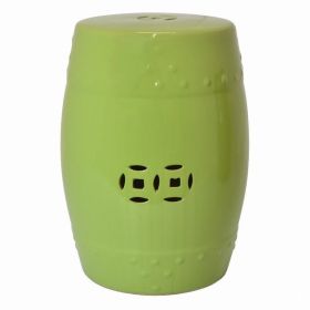Plutus Brands Garden Stool in Colored Ceramic