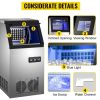40KG 50KG 60KG 68KG/24H Commercial Home Ice Maker Ice Cube Machine High Ice Yield & Storage For Bar Cafeteria